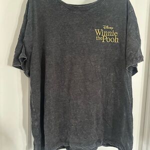 Disney Gray Boxy T-Shirt with Winnie the Pooh